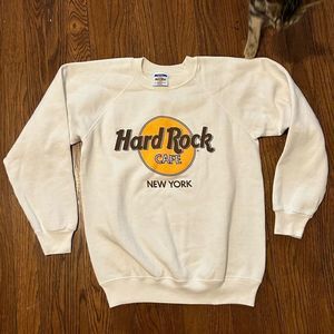 Vintage Hard Rock Cafe New York SweatshirtSize Large fits more as a small/medium